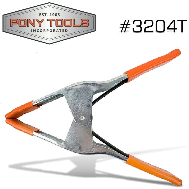 PONY 4′ SPRING CLAMP WITH PROTECTIVE HANDLES & TIPS