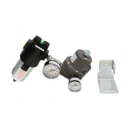 Honeywell PP902D1007 Dual Pressure Systems 0-25 PSI/0-5 PSI Outlet W/Filter PRV 45-150 PSI Inlet