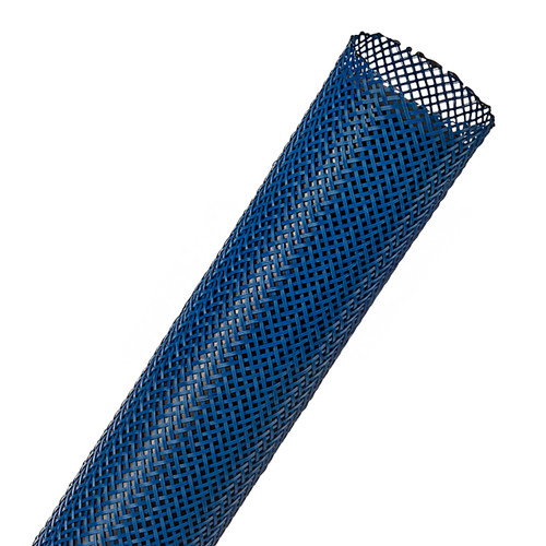 Techflex PTN0.50BL Flexo PET 1/2 in. x 100 ft. Braided Sleeve, Blue