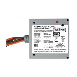 Functional Devices RIB01P30-NONC DPDT NO/NC Enclosed Relay 30AMP 120V