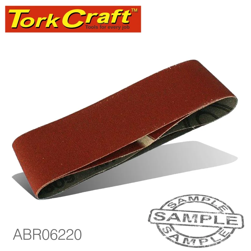 SANDING BELT 75 X 457MM 220GRIT 2/PACK