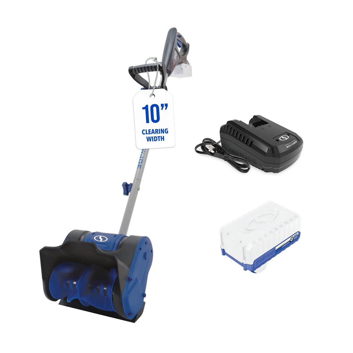 Snow Joe 24V Cordless Snow Shovel Kit for Driveway Winter Snow Removal, 24V-SS10