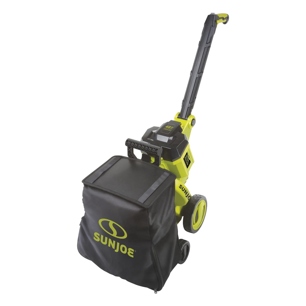 Sun Joe 48V Cordless Garden Vacuum/Mulch Kit with Battery & Charger, 24V-X2-OGV