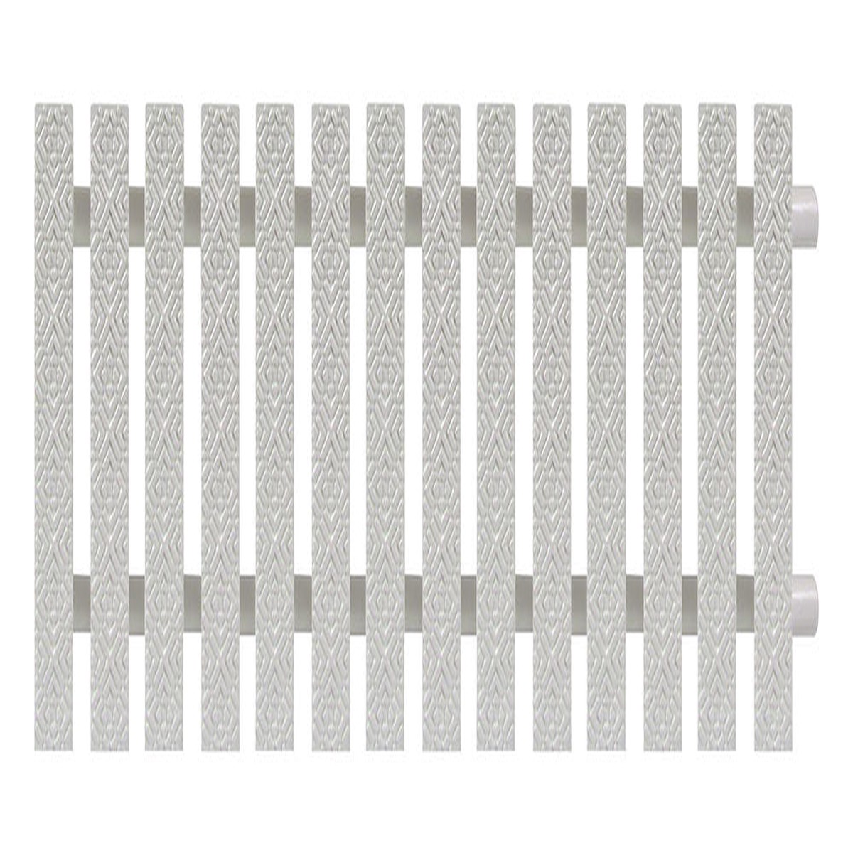 SuperGrip Perpendicular Grating 4 Inch - White - Sold Per Foot
