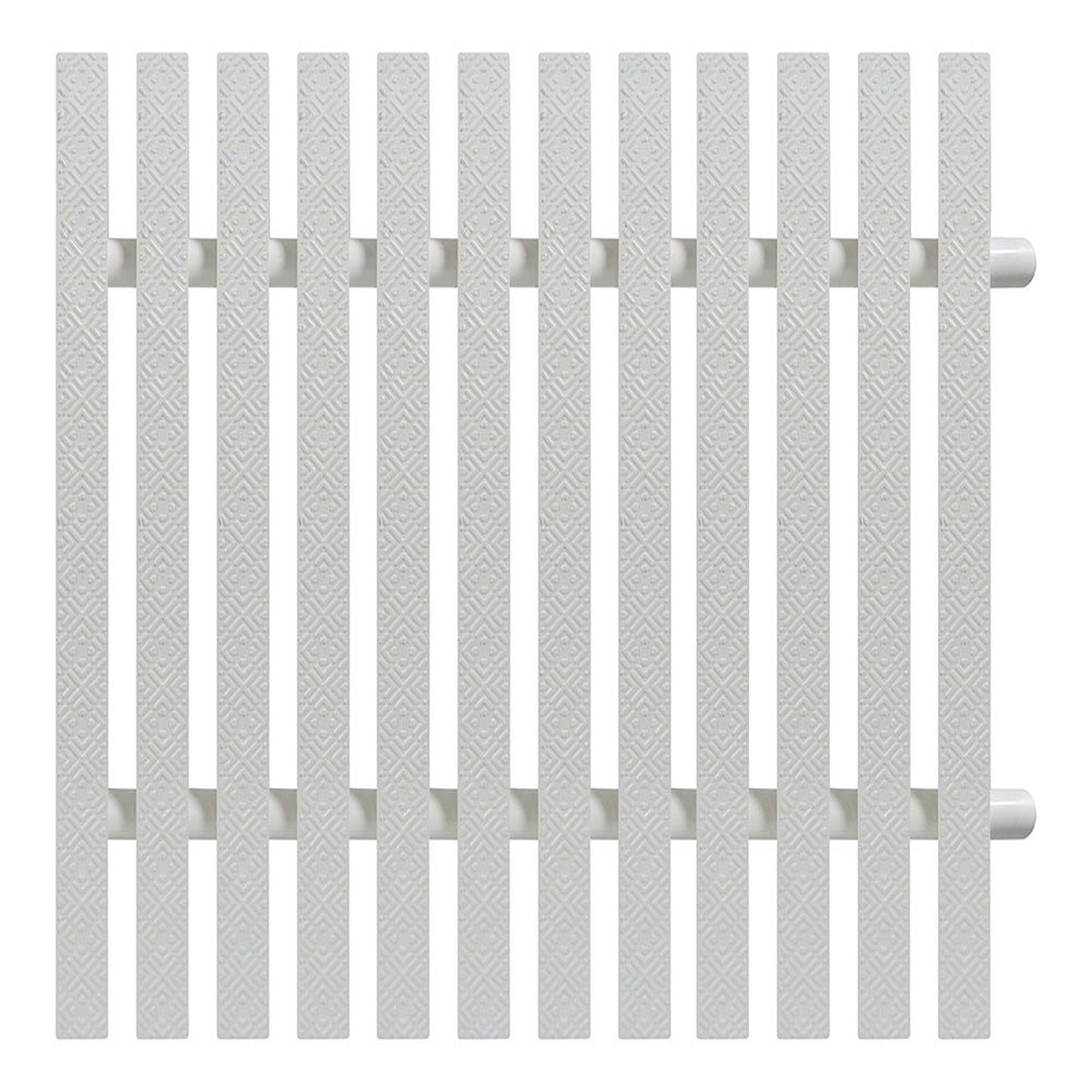 SuperGrip Perpendicular Grating 8 Inch - White - Sold Per Foot