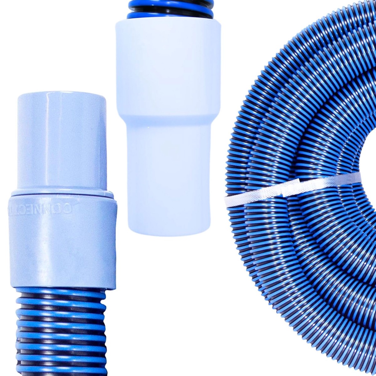 Swimline HydroTools 35 Premium Spiral Wound Pool Vacuum Hose with Swivel Cuff