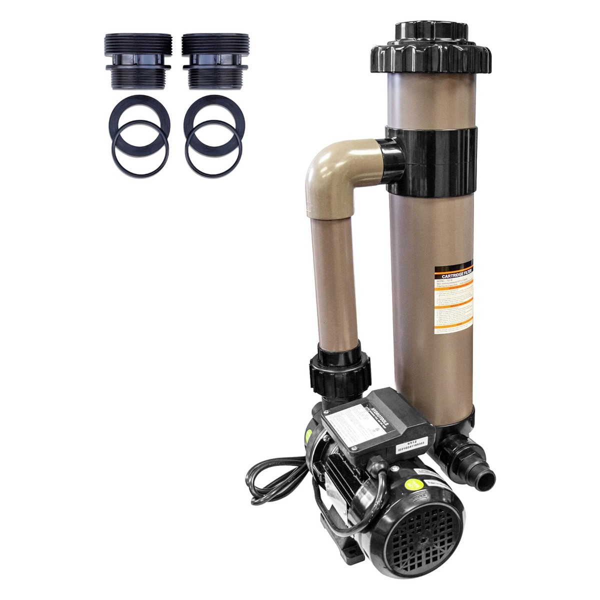 Swimline Hydrotools 70026HCK Cartridge Pool Filter Complete System 2220 GPH Pump