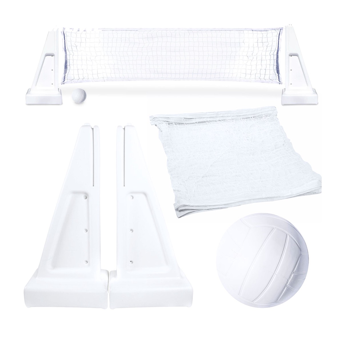 Swimline Inground Swimmng Pool 34 Inch Wide Volleyball Net and Ball Game Set