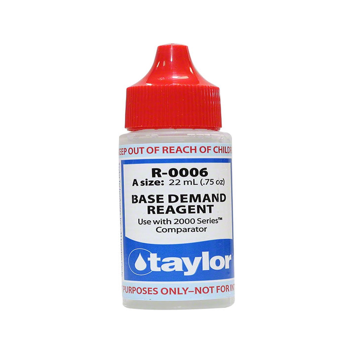 Taylor Base Demand #6 - 3/4 Oz. Dropper Bottle - R-0006-A - Pack of 24