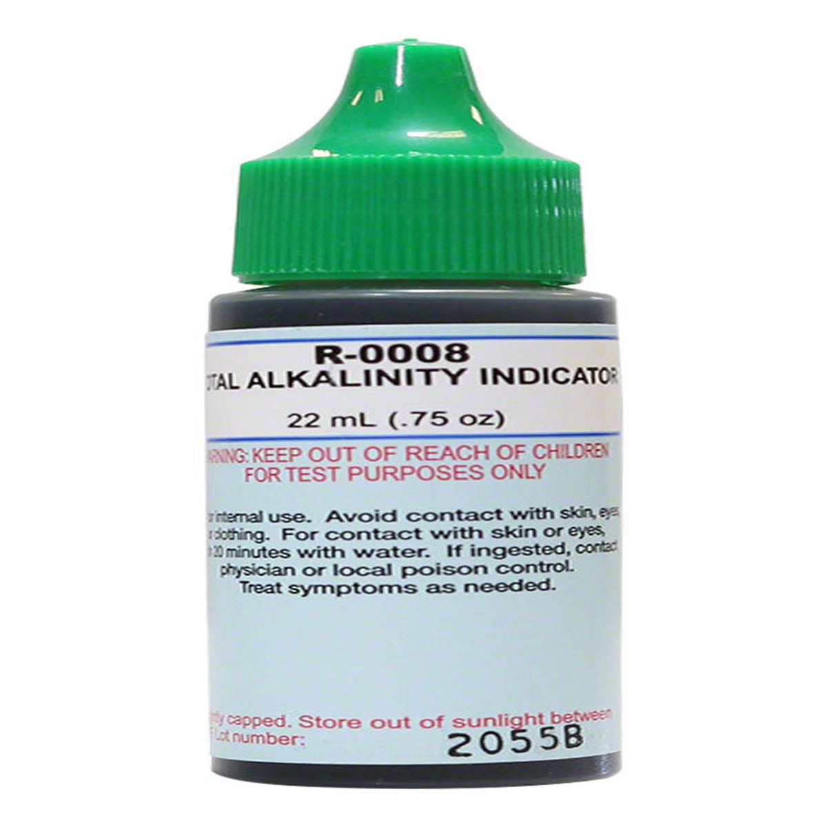Taylor Total Alkalinity #8 - 3/4 Oz. Dropper Bottle - R-0008-A