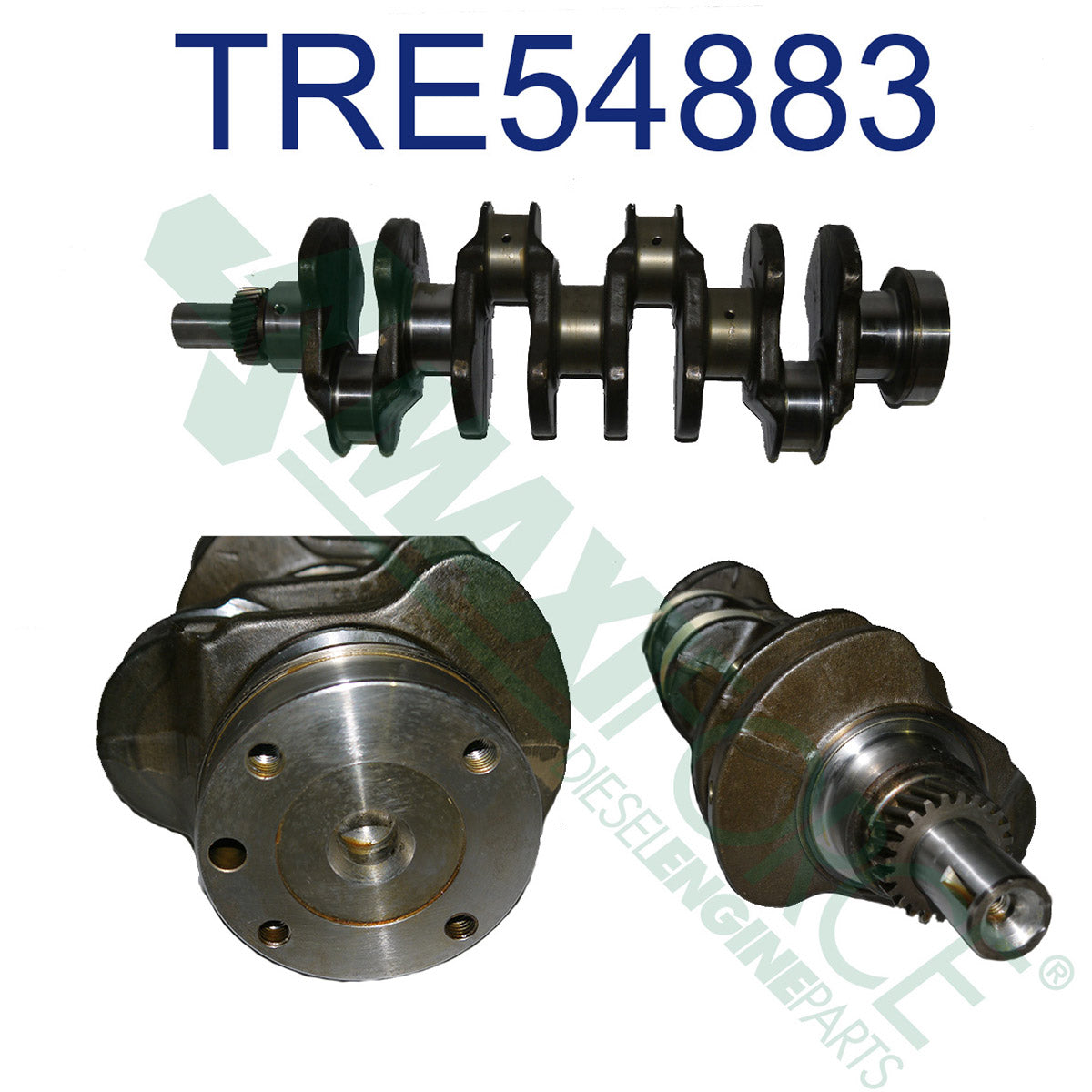 Maxiforce Crankshaft, 4045, 60MM Snout for John Deere RE54883