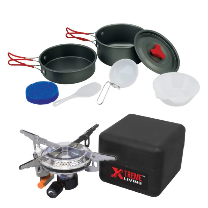 Xtreme Living Firestorm Gas Stove & Compactstax9