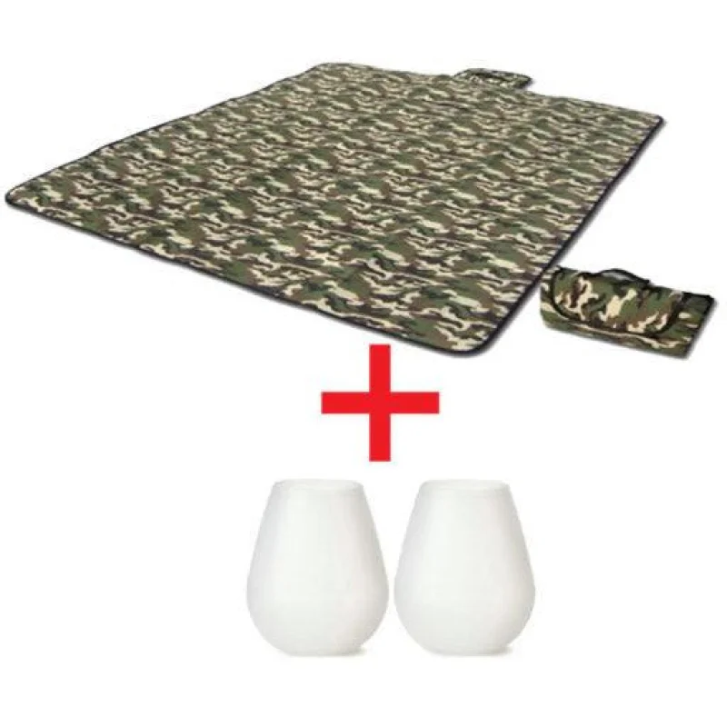 Xtreme Living Outdoor Mat & Cups Combo